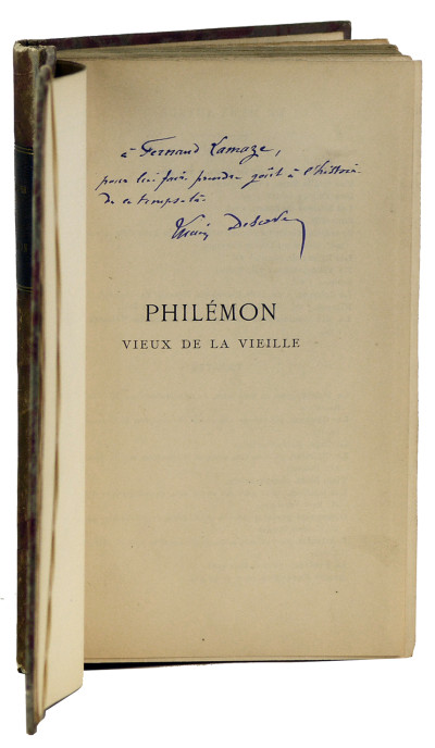 Philémon, vieux de la vieille. Roman. 
