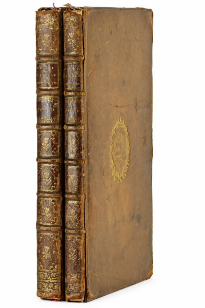 Pontificale Romanum Clementis VIII. Primum ; nunc denuo Urbani VIII. auctoritate recognitum. In tres partes sive tres tomos divisum, pro faciliori Pontificum usu. 