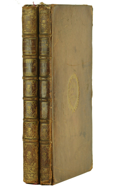Pontificale Romanum Clementis VIII. Primum ; nunc denuo Urbani VIII. auctoritate recognitum. In tres partes sive tres tomos divisum, pro faciliori Pontificum usu. 