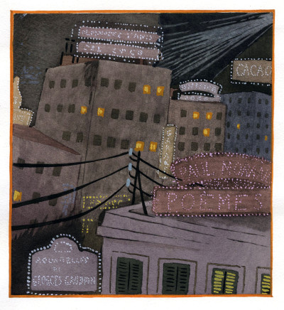 Poèmes (1914 - 1924). Lampes à Arc, Feuilles de Température, suivis de Vingt-cinq poèmes sans oiseaux. Illustré de seize aquarelles de Georges Gaudion. 