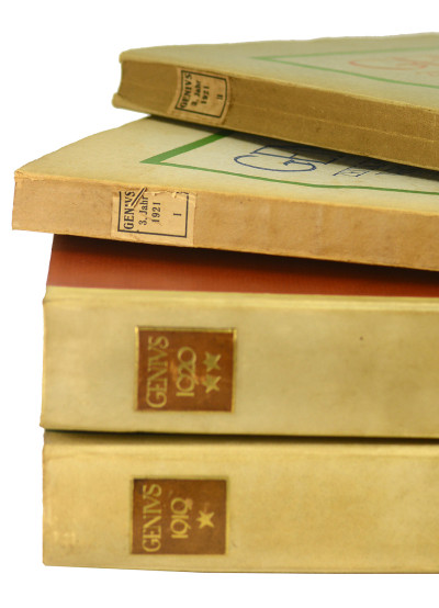 Zeitschrift für werdende und alte Kunst. Herausgegeben von Carl Georg Heise, Hans Mardersteig und Kurt Pinthus. Collection complète, 1919-1921. 