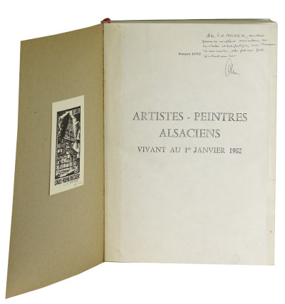 Artistes-peintres alsaciens vivant au 1er janvier 1982. 