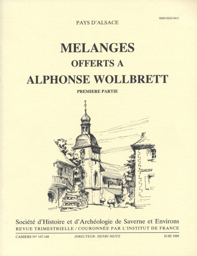 Mélanges offerts à Alphonse Wollbrett. Première et seconde parties. 