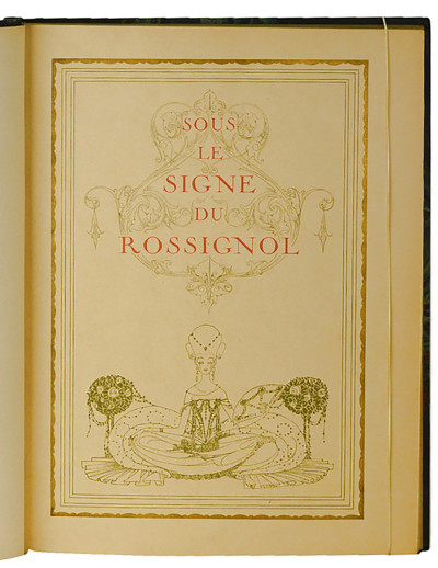 Sous le signe du Rossignol. Conte de Henry Jacques illustré par Kay Nielsen. 