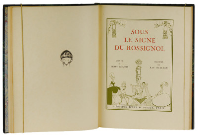 Sous le signe du Rossignol. Conte de Henry Jacques illustré par Kay Nielsen. 