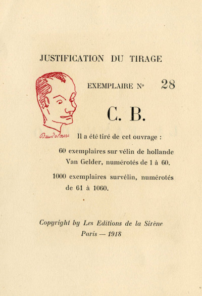 La Fanfarlo. Avec neuf dessins de Baudelaire dont un inédit. 