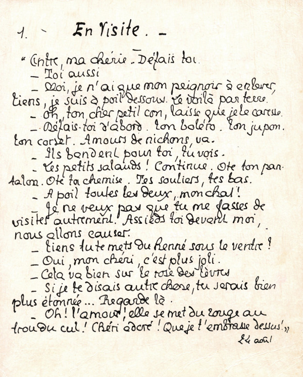 Douze douzains de Dialogues ou Petites scènes amoureuses. 