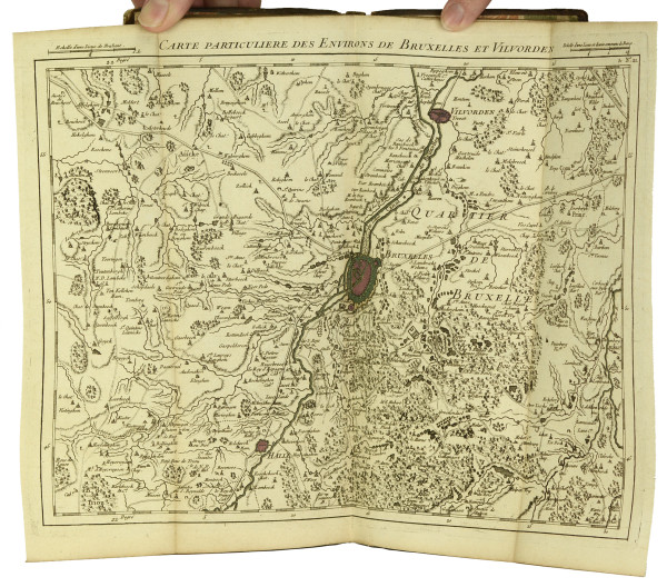 [Nouveau théâtre de la guerre aux Pays-Bas, ou Cartes très détaillées du Duché de Brabant et partie de la Hollande dressées d’après les meilleures du pays et en particulier celle d’Hollande, en 20 feuilles, par Covens et Mortier]. 