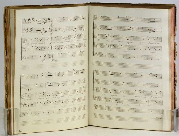 Missa a 4 vocibus, con Violino primo, Violino secondo, due hautbois, due corni alto e basso. 