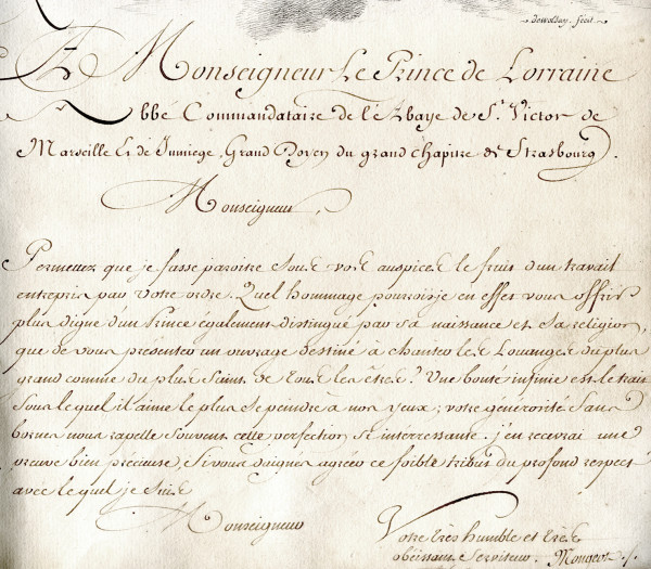 Missa a 4 vocibus, con Violino primo, Violino secondo, due hautbois, due corni alto e basso. 