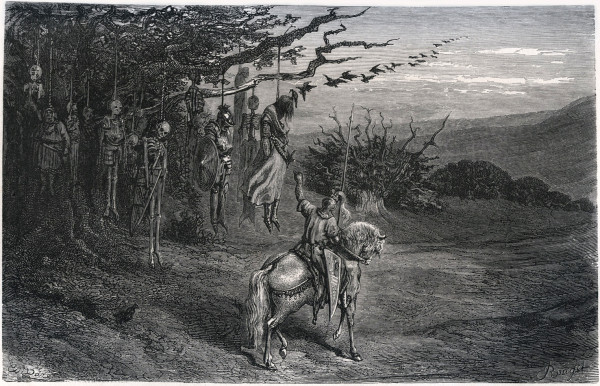 Les aventures du chevalier Jaufre et de la belle Brunissende, traduites par Mary Lafon, illustrées de 20 belles gravures dessinées par G. Doré. Relié à la suite : Fierabras. Légende nationale traduite par Mary Lafon et illustrée de douze belles gravures dessinées par G. Doré. 