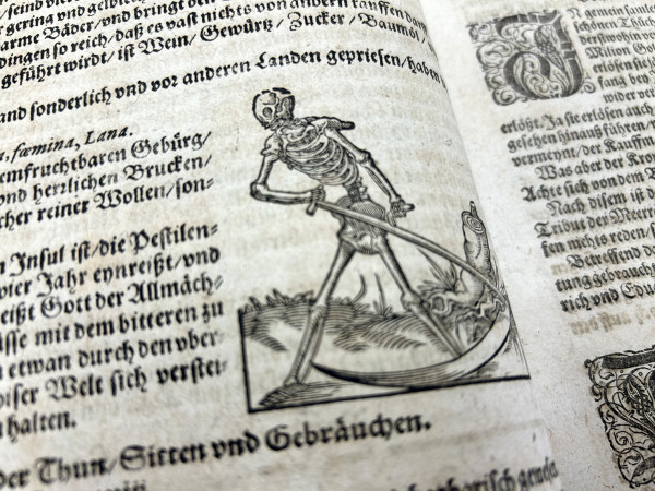 Cosmographia, das ist : Beschreibung der gantzen Welt, darinnen aller Monarchien, Keyserthumben, Königreichen, Fürstenthumben, Graff- und Herrschafften, Ländern… Auff das newe übersehen und mit vielerley nothwendigen Sachen trefflich vermehrt. 