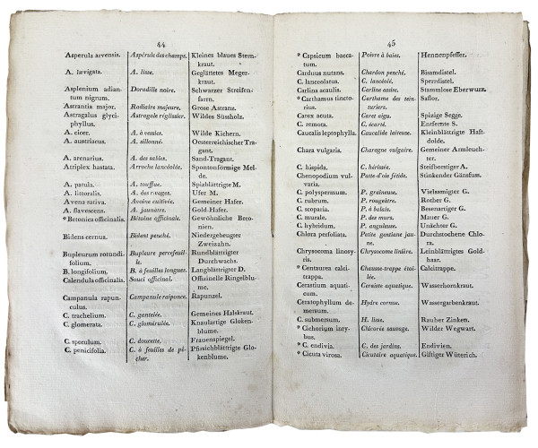 Flore des plantes qui croissent dans les départements du Haut et Bas-Rhin, formés par la Ci-devant Alsace. 
