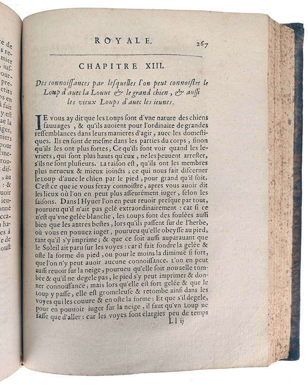 La Venerie royale divisée en IV parties, qui contiennent les Chasses du Cerf, du Lievre, du Chevreüil, du Sanglier, du Loup & du Renard. Avec le dénombrement des Forests & grands Buissons de France, où se doivent placer les Logemens, Questes, & Relais, pour y chasser. Par Messire Robert de Salnove, Conseiller, & Maistre-d'Hôstel ordinaire de la Maison du Roy, Lieutenant dans la grande Louveterie de France, Escuyer ordinaire de Madame Royale Christine de France, Duchesse de Savoye, & Gentil-homme de la Chambre de S. A. R. de Savoye. 