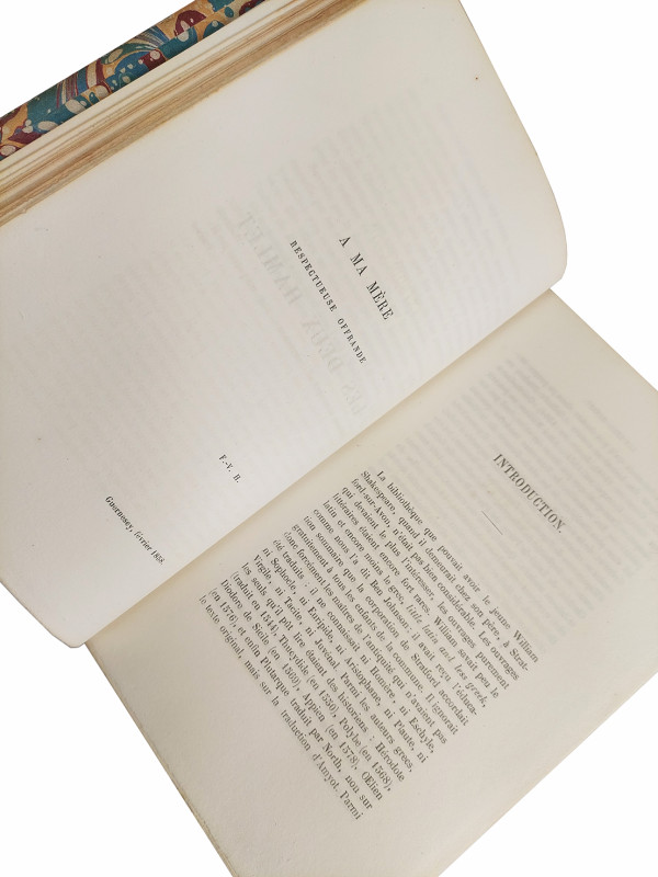 Œuvres complètes de W. Shakespeare. François-Victor Hugo traducteur. 