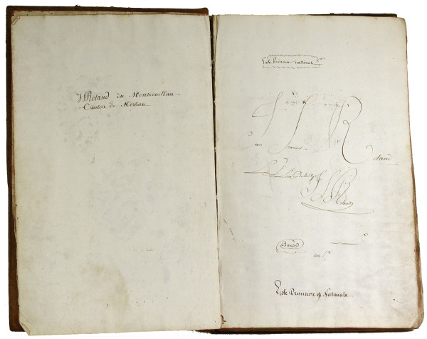 Manuscrit administratif relatif à l’arpentage et à l’estimation des biens d’une communauté rurale comtoise située dans le Haut-Doubs, dans la région de Morteau. 