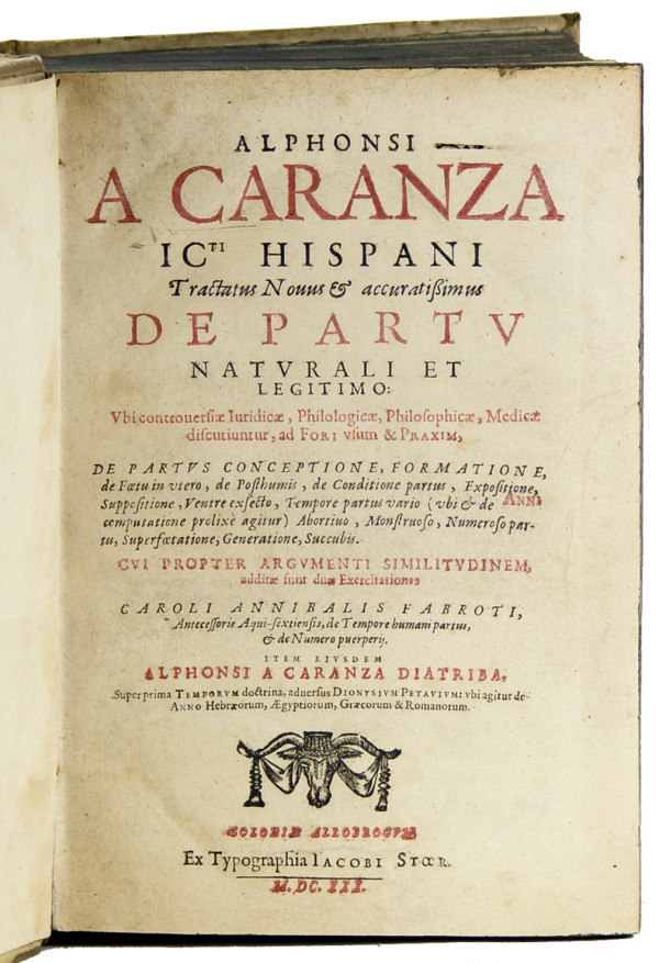 Tractatus novus et accuratissimus de partu naturali et legitimo… — Hippocratis Coi medicorum principis Antiphonon libri quinque. 