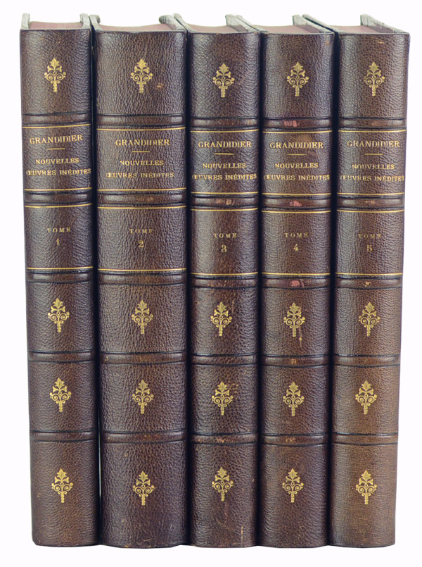 Nouvelles oeuvres inédites de Grandidier, publiées sous les auspices de la Société industrielle de Mulhouse. 