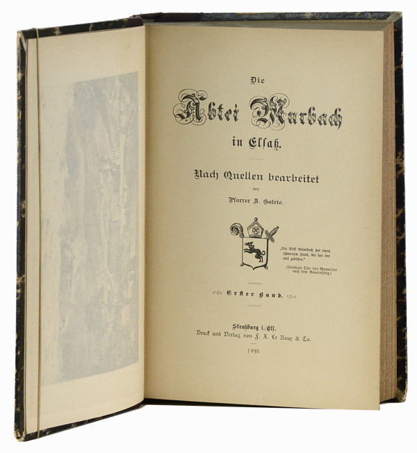 Die Abtei Murbach in Elsass. Nach Quellen bearbeitet. 