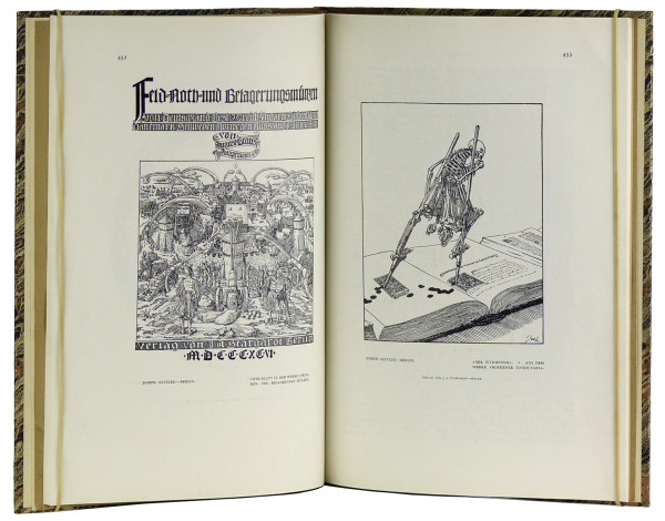 Joseph Sattler und seine Werke. Deutsche Kunst und Dekoration. VI. Jahrg. Heft 10. 