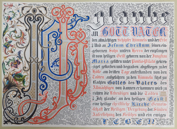 Gedenktafeln des christlichen Glaubens. 20 Compositionen von Louis Schoenhaupt (Mülhausen). Pariser Veltaustellung 1867, Bronze Medaille. Chromolithographie von E. Simon, in strassburg. 