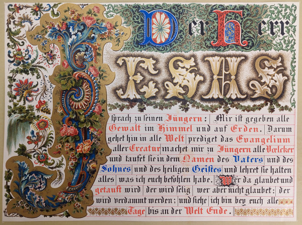 Gedenktafeln des christlichen Glaubens. 20 Compositionen von Louis Schoenhaupt (Mülhausen). Pariser Veltaustellung 1867, Bronze Medaille. Chromolithographie von E. Simon, in strassburg. 