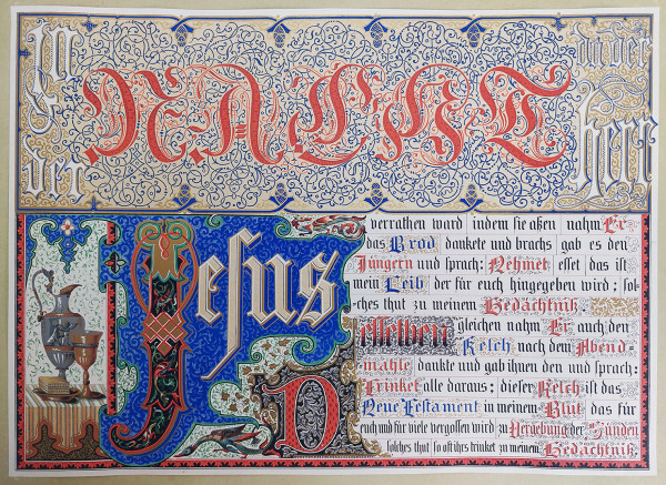 Gedenktafeln des christlichen Glaubens. 20 Compositionen von Louis Schoenhaupt (Mülhausen). Pariser Veltaustellung 1867, Bronze Medaille. Chromolithographie von E. Simon, in strassburg. 