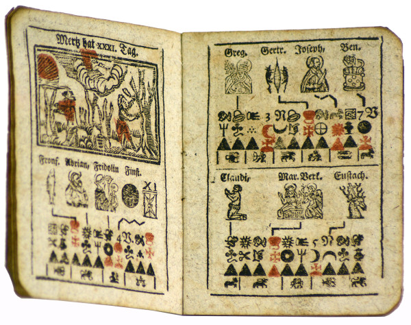 Neuer Bauern-Calender, auf das Schalt-Jahr MDCCLXXXIV. Von Melchior Griesser, Astrolog. 
