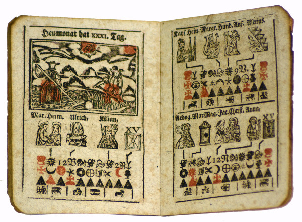 Neuer Bauern-Calender, auf das Schalt-Jahr MDCCLXXXIV. Von Melchior Griesser, Astrolog. 