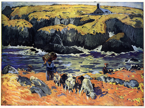 Bretagne au bout du monde. Types et coutumes. Dessins originaux de Mathurin Méheut. 
