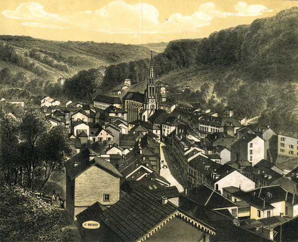 Plombières ancien et moderne. Avec gravures, plans et cartes. 