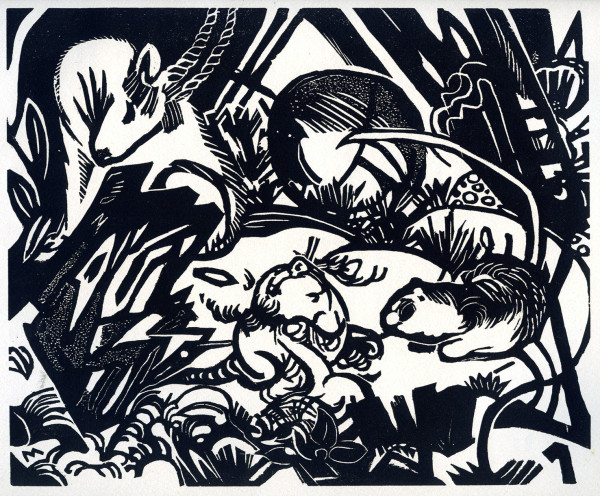 Zeitschrift für werdende und alte Kunst. Herausgegeben von Carl Georg Heise, Hans Mardersteig und Kurt Pinthus. Collection complète, 1919-1921. 