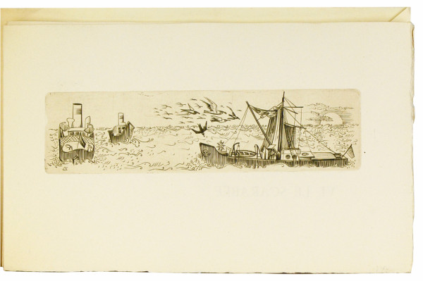 La fiancée du septième jour. Poème, VII burins et bois gravés de Abram Krol. 