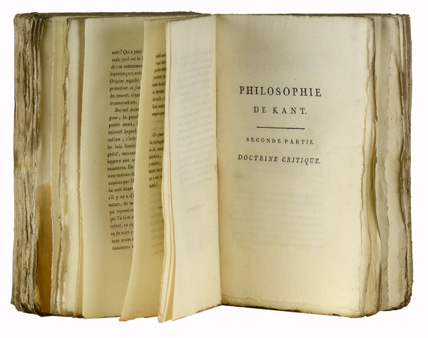 Philosophie de Kant, ou Principes fondamentaux de la philosophie transcendentale. 
