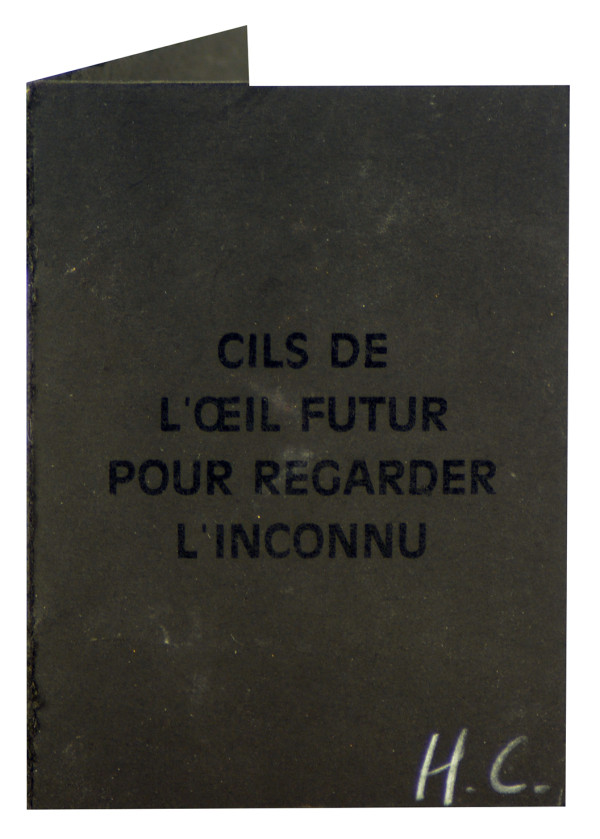Cils de l'œil futur pour regarder l'inconnu. 