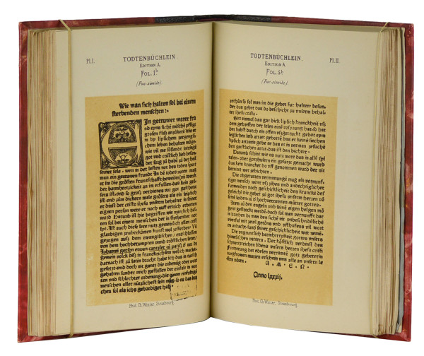 Les plus anciens écrits de Geiler de Kaysersberg. Todtenbüchlein - Beichtspiegel - Seelenheil - Sendtbrieff - Bilger. Précédés d'une étude bibliographique par l'abbé L. Dacheux. 