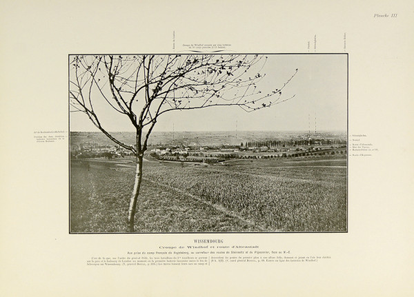 Vues des champs de bataille de Wissembourg et de Froeschwiller, 4 et 6 août 1870. Avec une lettre-préface de M. le général H. Bonnal. 